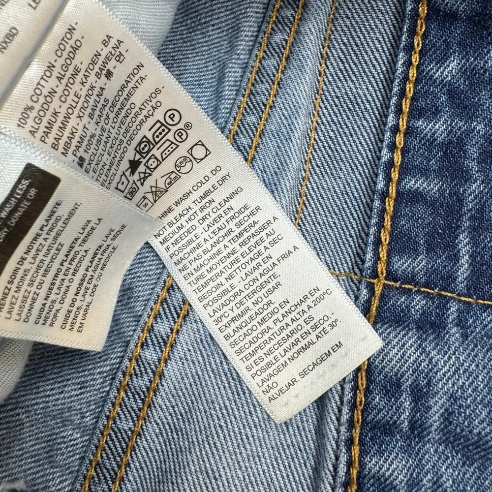 Levis Shorts Mens 34 Blue Strauss 405 Denim Streetwear Skater Gorpcore